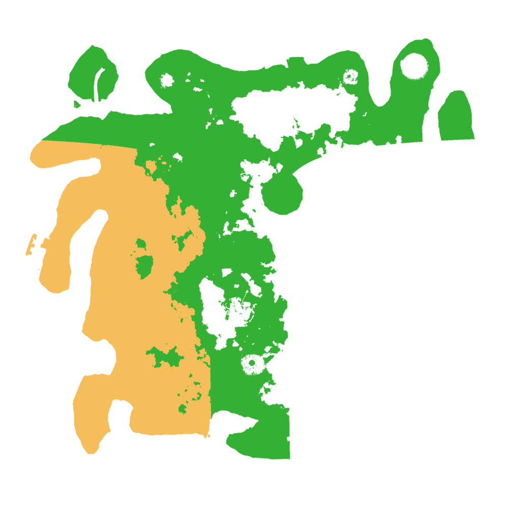 Biome Rust Map: Procedural Map, Size: 3500, Seed: 1208318225