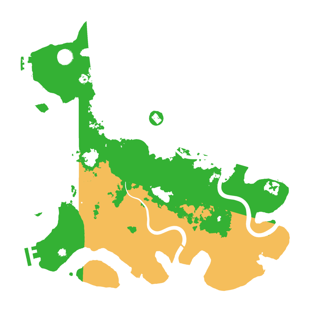 Biome Rust Map: Procedural Map, Size: 3500, Seed: 1716600427