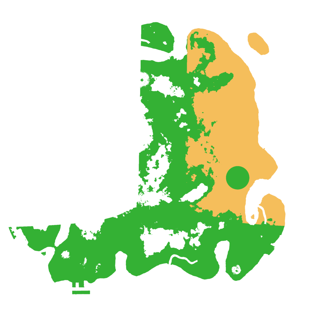 Biome Rust Map: Procedural Map, Size: 3500, Seed: 2105693