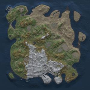 Thumbnail Rust Map: Procedural Map, Size: 4000, Seed: 1506397731, 19 Monuments