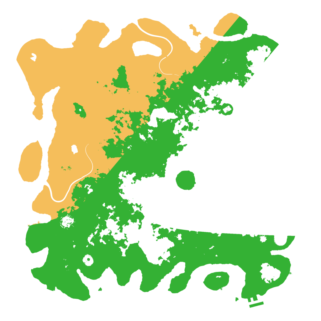 Biome Rust Map: Procedural Map, Size: 4500, Seed: 303456