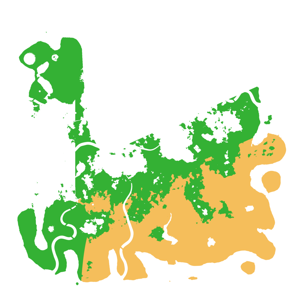 Biome Rust Map: Procedural Map, Size: 4500, Seed: 251812620