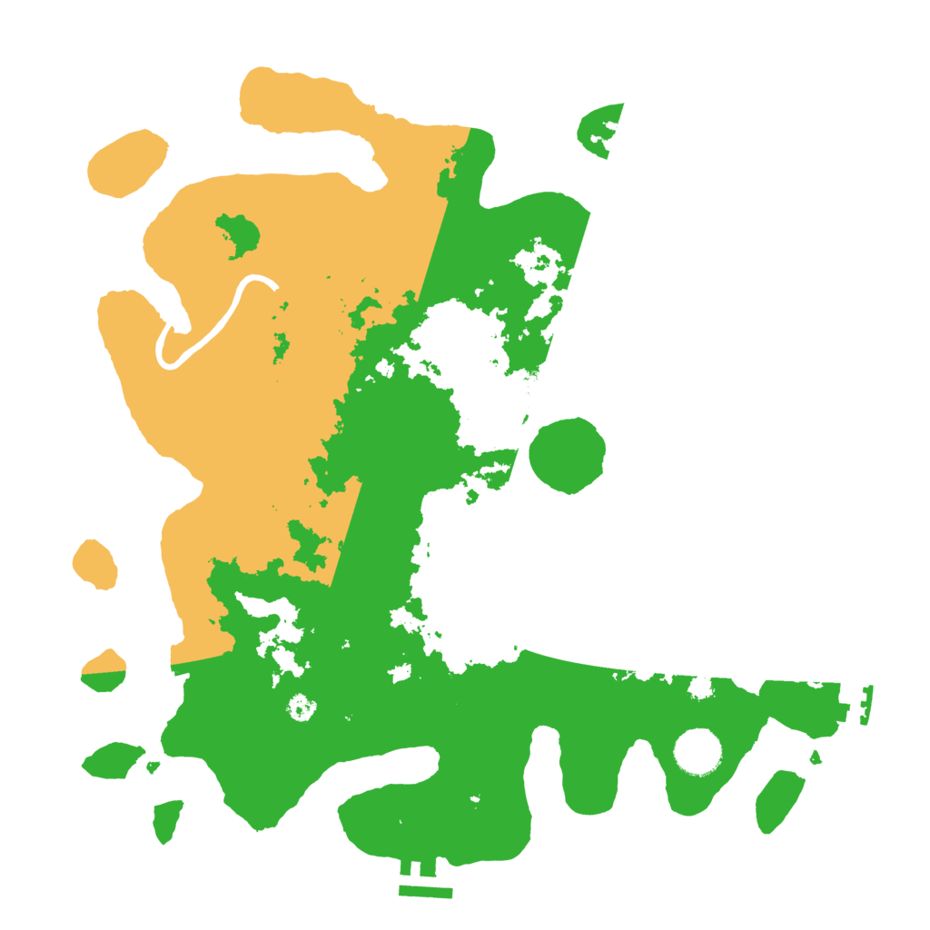 Biome Rust Map: Procedural Map, Size: 3500, Seed: 982177421
