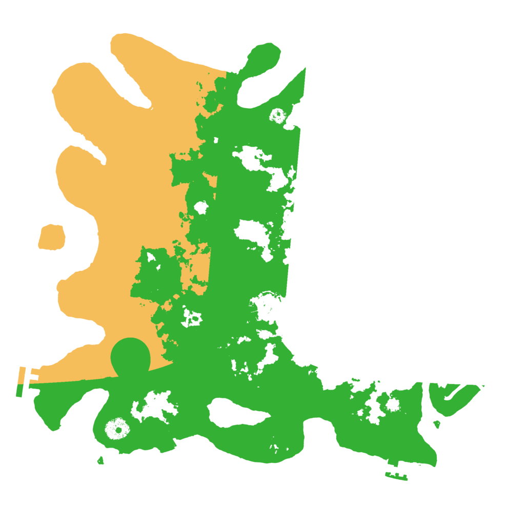 Biome Rust Map: Procedural Map, Size: 3500, Seed: 261019881