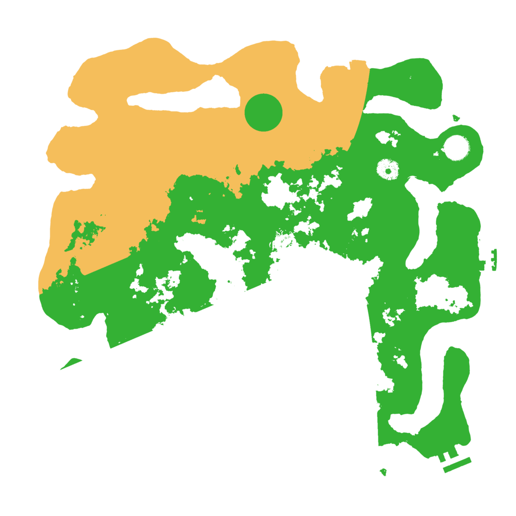 Biome Rust Map: Procedural Map, Size: 3600, Seed: 582598738