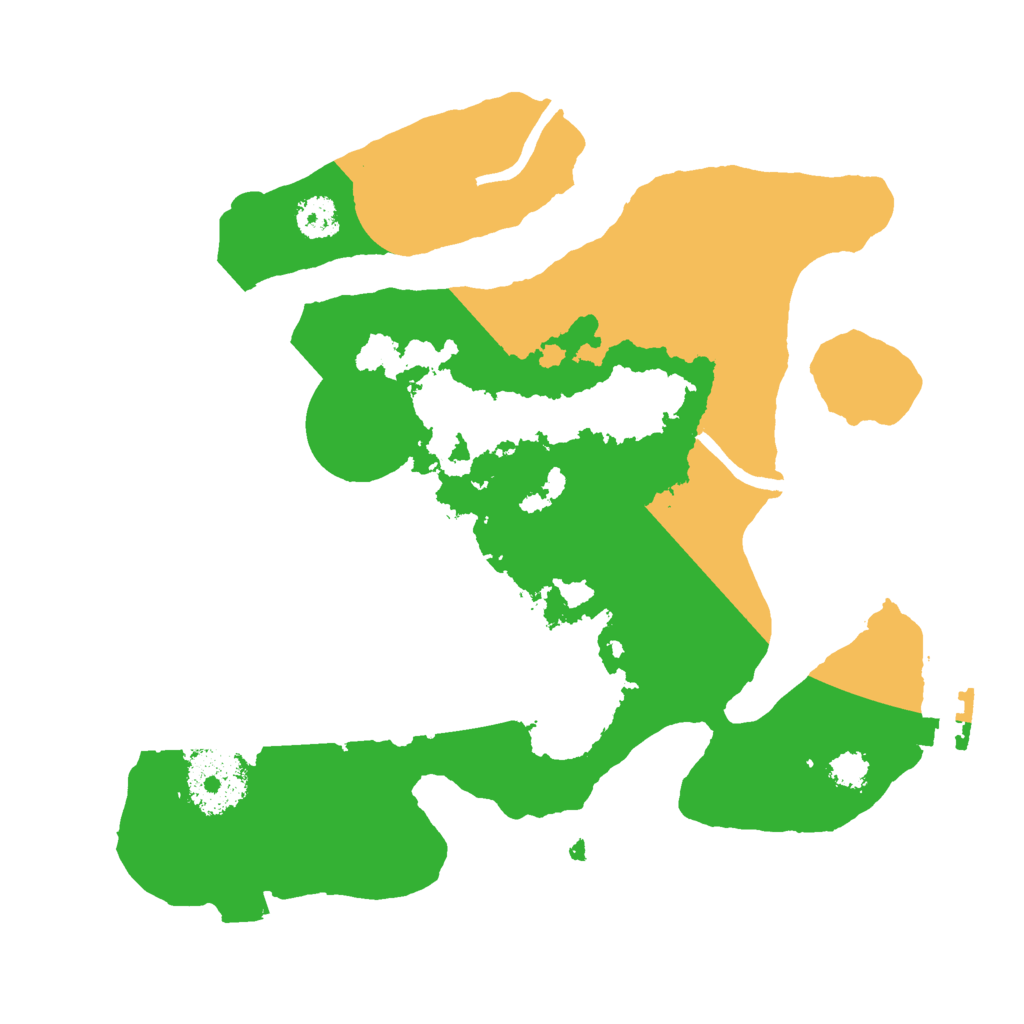 Biome Rust Map: Procedural Map, Size: 2500, Seed: 651675203
