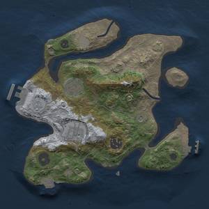 Thumbnail Rust Map: Procedural Map, Size: 2500, Seed: 651675203, 11 Monuments