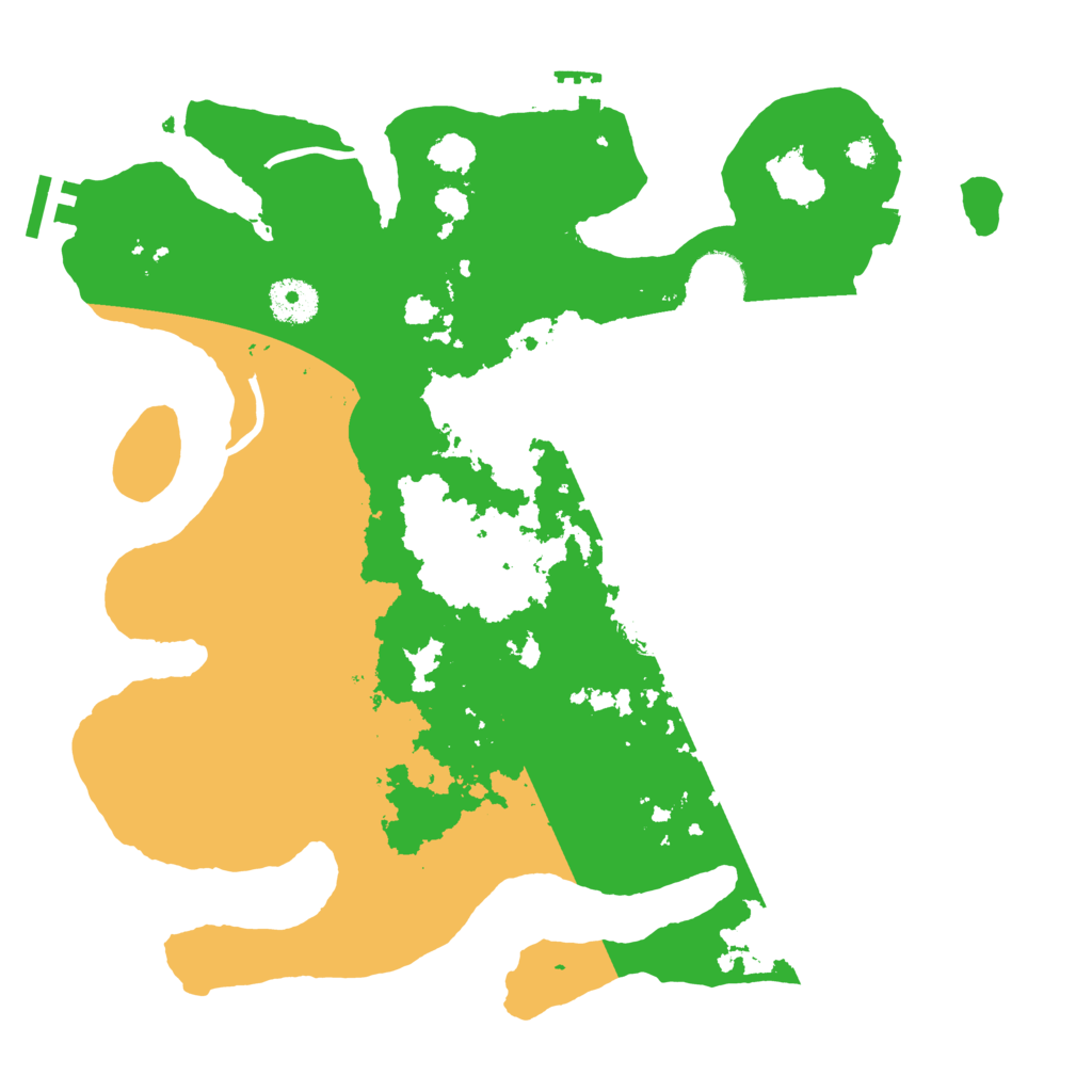 Biome Rust Map: Procedural Map, Size: 3500, Seed: 1039319337
