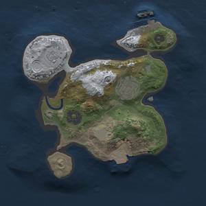 Thumbnail Rust Map: Procedural Map, Size: 2000, Seed: 1276402618, 6 Monuments