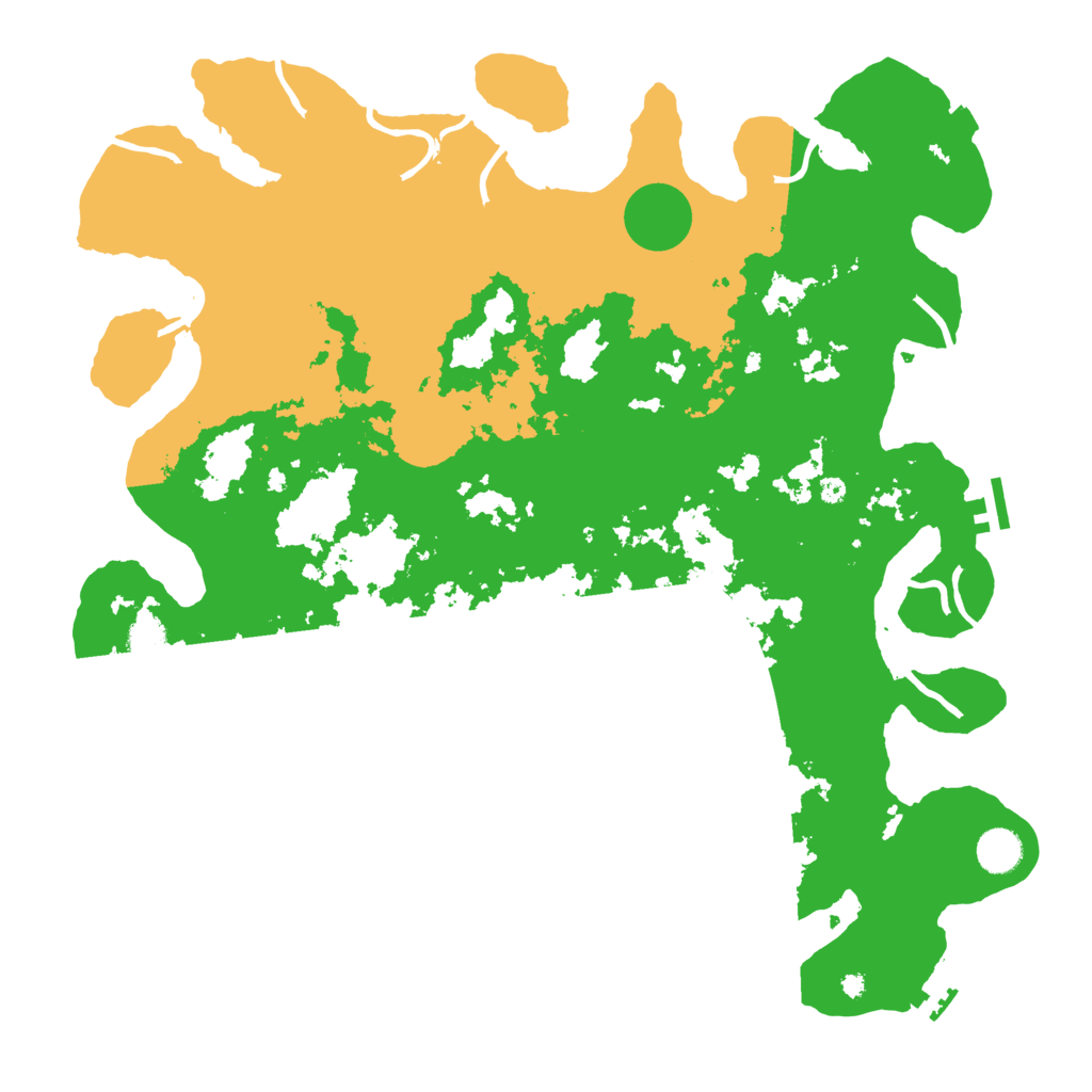 Biome Rust Map: Procedural Map, Size: 4250, Seed: 950154344