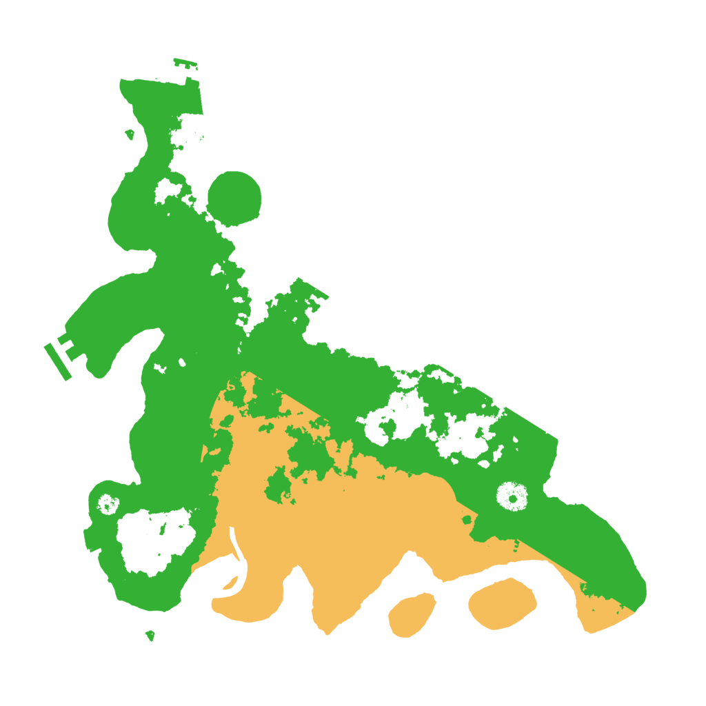 Biome Rust Map: Procedural Map, Size: 3500, Seed: 18431708