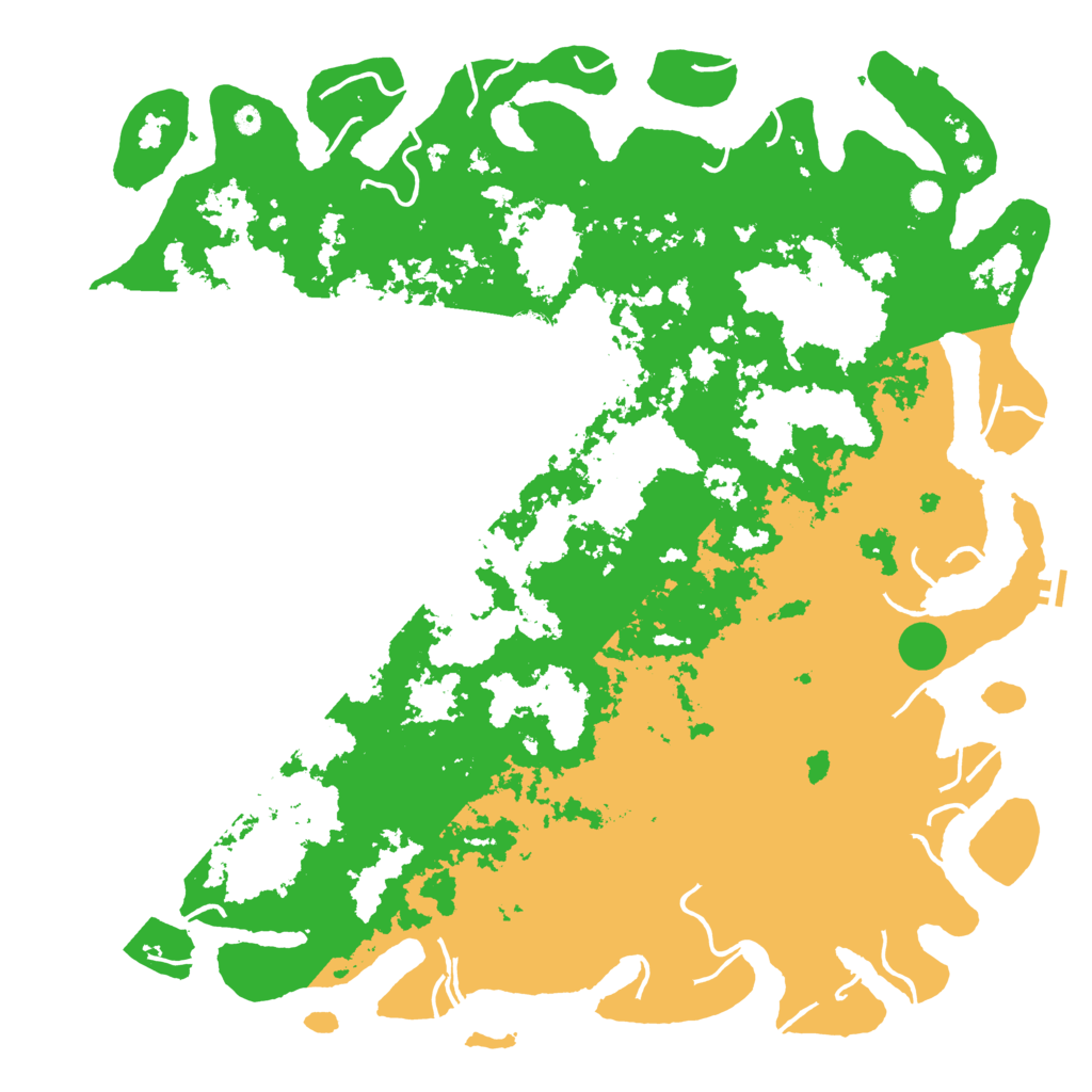 Biome Rust Map: Procedural Map, Size: 6000, Seed: 514729330