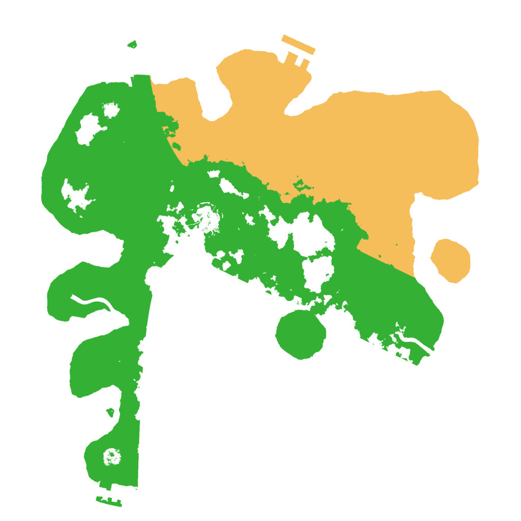 Biome Rust Map: Procedural Map, Size: 3000, Seed: 46821312