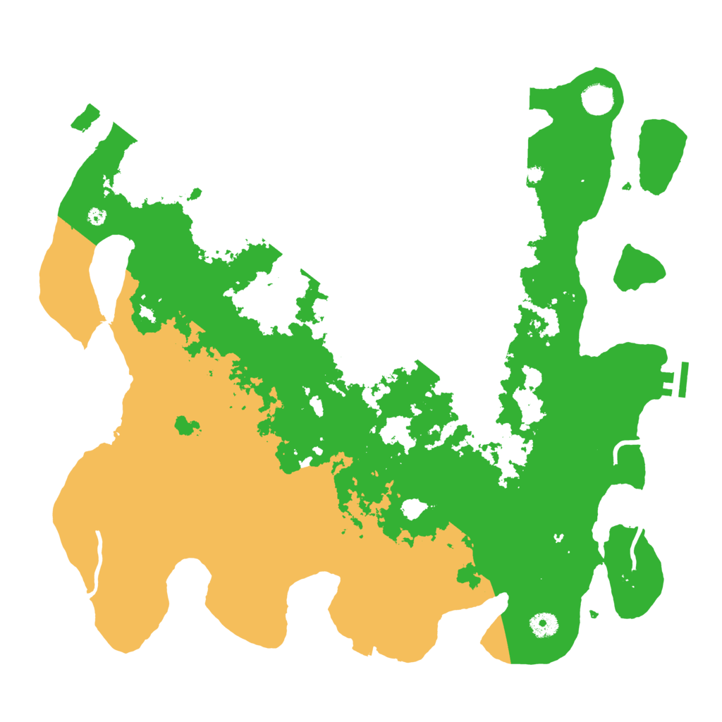 Biome Rust Map: Procedural Map, Size: 4100, Seed: 15461