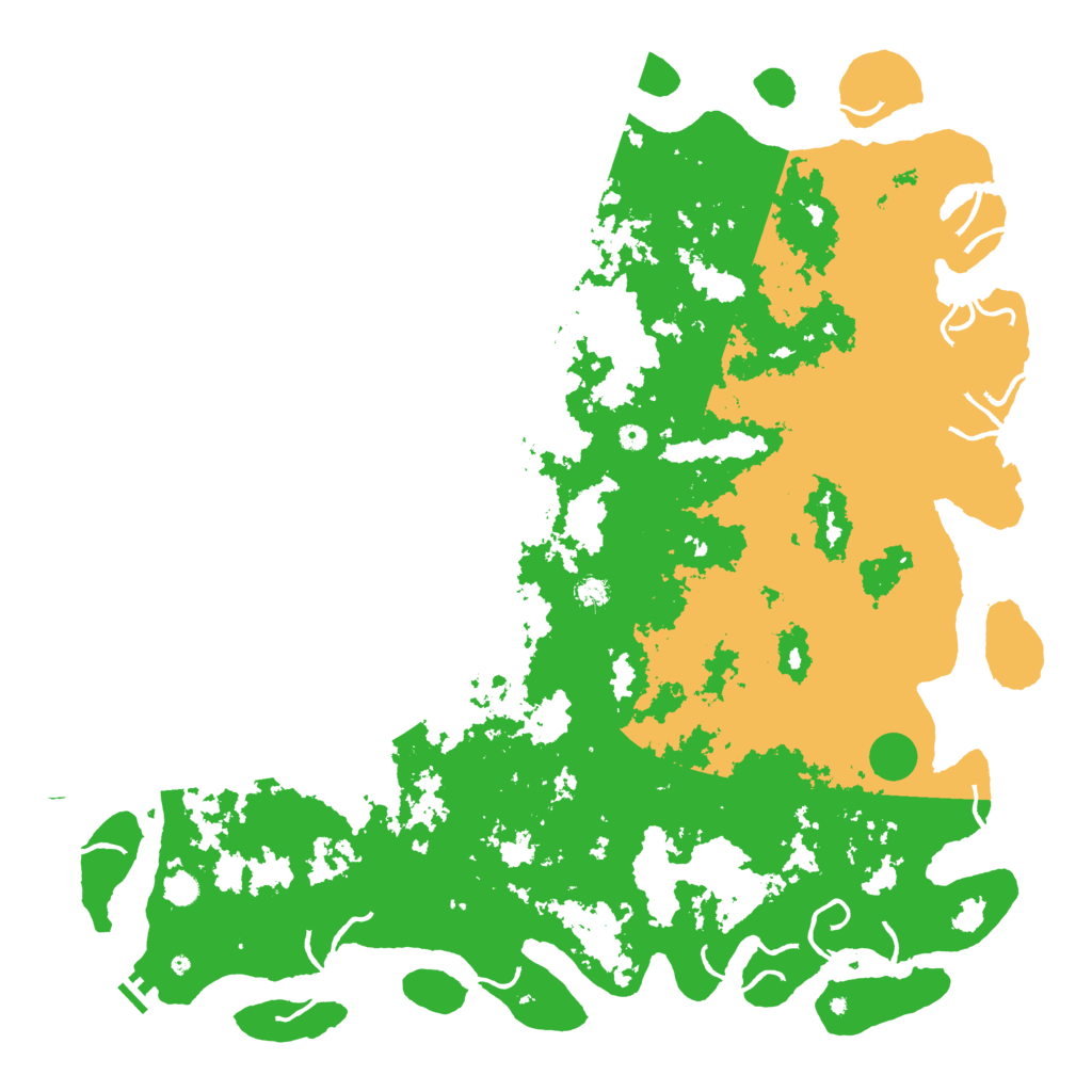 Biome Rust Map: Procedural Map, Size: 6000, Seed: 521926010