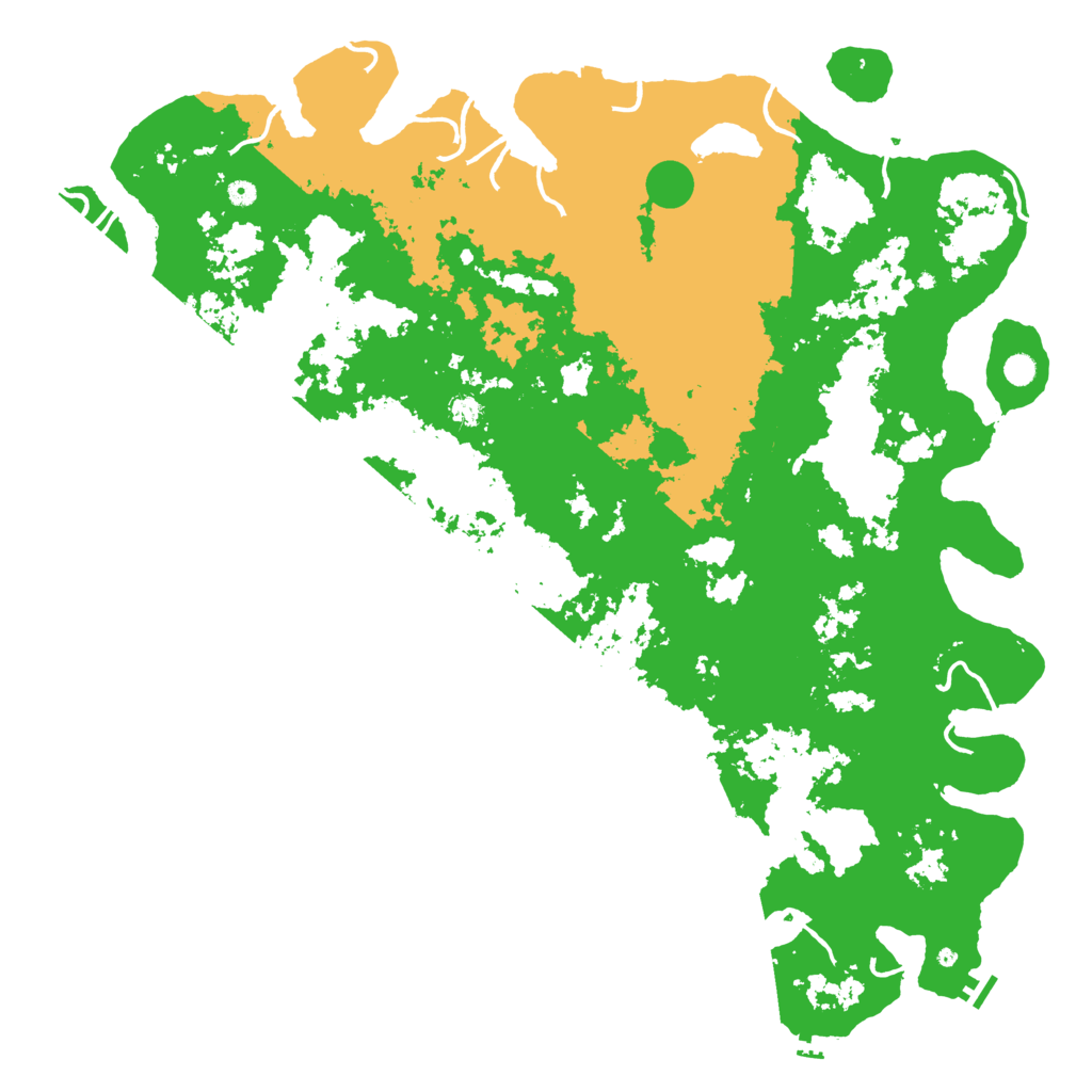 Biome Rust Map: Procedural Map, Size: 6000, Seed: 868643903