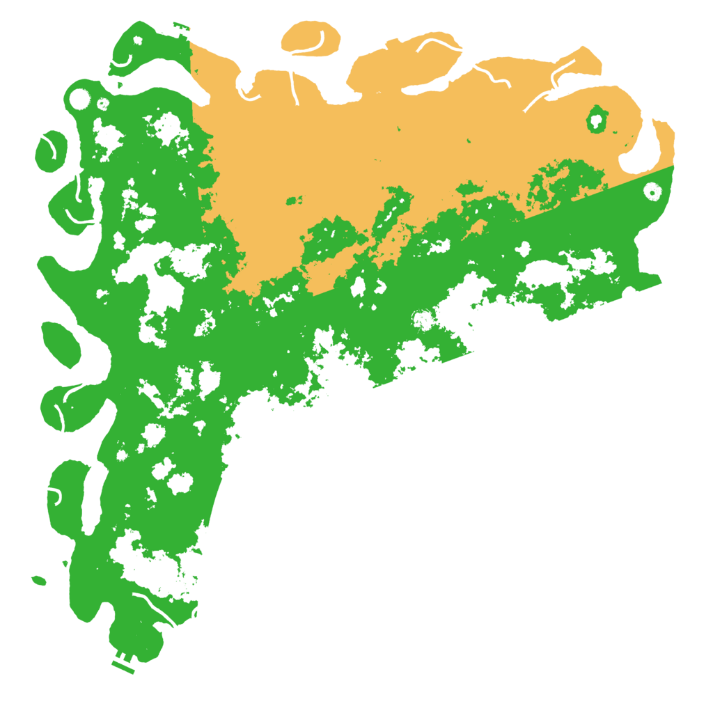 Biome Rust Map: Procedural Map, Size: 6000, Seed: 85553579