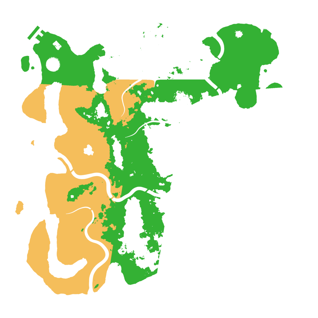 Biome Rust Map: Procedural Map, Size: 4000, Seed: 3186975
