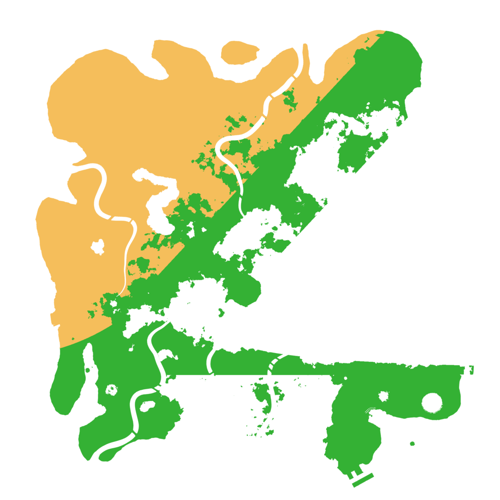 Biome Rust Map: Procedural Map, Size: 4400, Seed: 11110