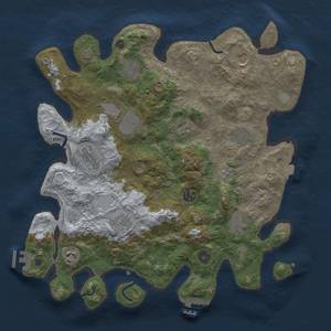 Thumbnail Rust Map: Procedural Map, Size: 3850, Seed: 63172967, 19 Monuments