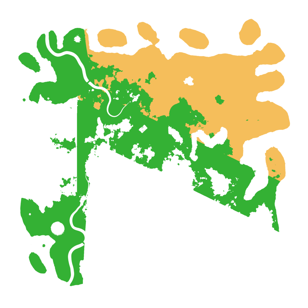 Biome Rust Map: Procedural Map, Size: 4200, Seed: 40720244