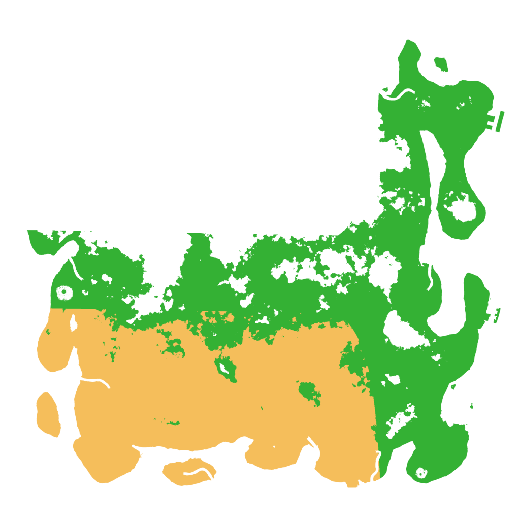 Biome Rust Map: Procedural Map, Size: 5000, Seed: 226667291