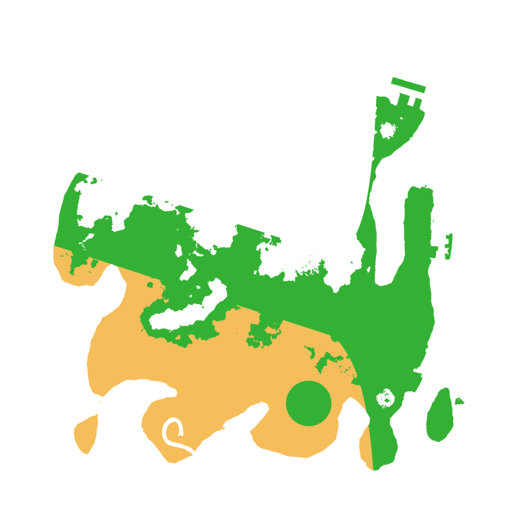 Biome Rust Map: Procedural Map, Size: 3000, Seed: 374209613