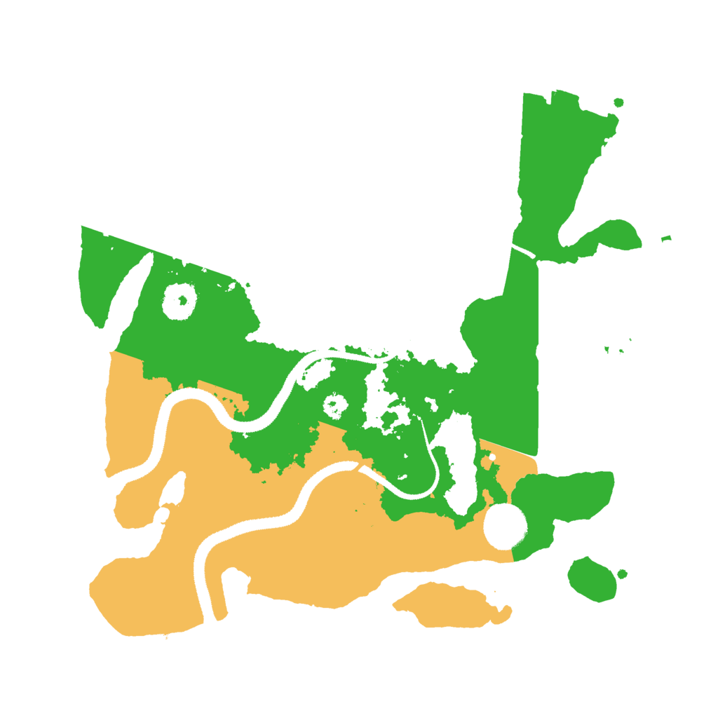Biome Rust Map: Procedural Map, Size: 3000, Seed: 2654810