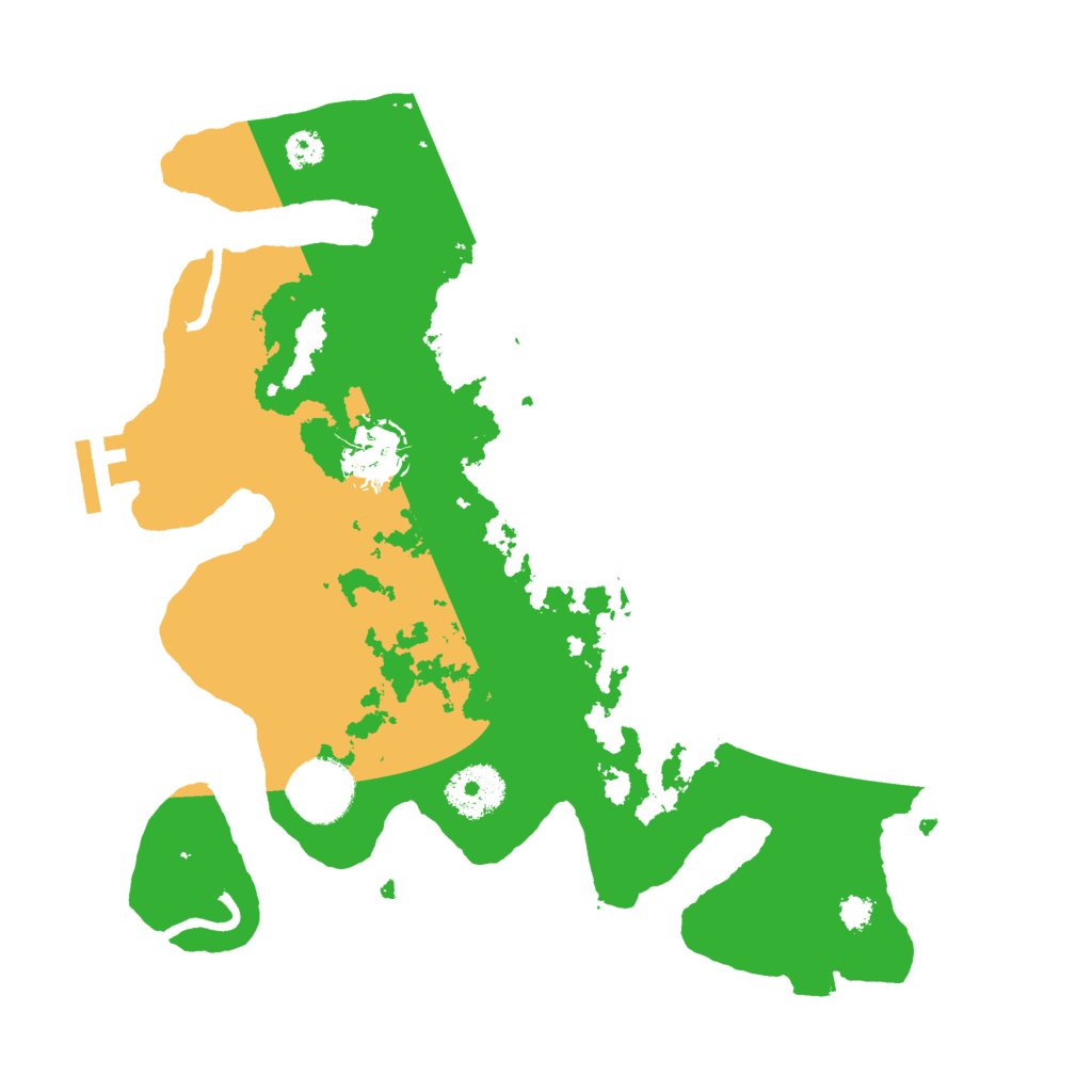 Biome Rust Map: Procedural Map, Size: 3000, Seed: 13346