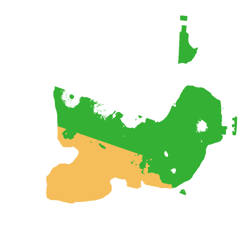 Biome Rust Map: Procedural Map, Size: 2000, Seed: 2654810