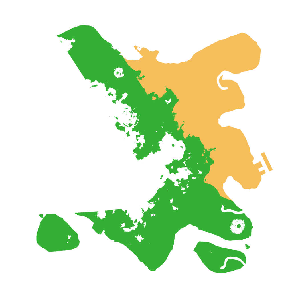 Biome Rust Map: Procedural Map, Size: 3000, Seed: 10982