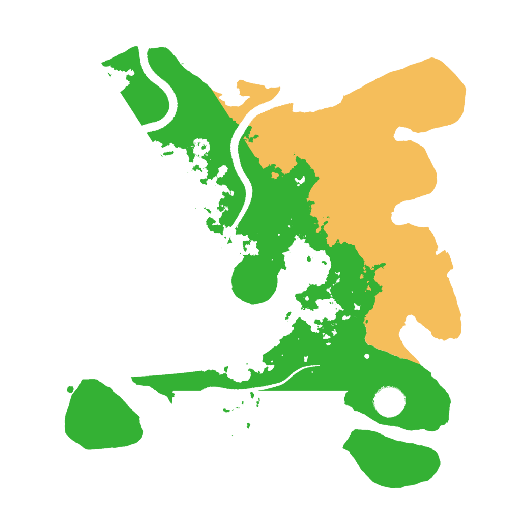 Biome Rust Map: Procedural Map, Size: 3000, Seed: 10982