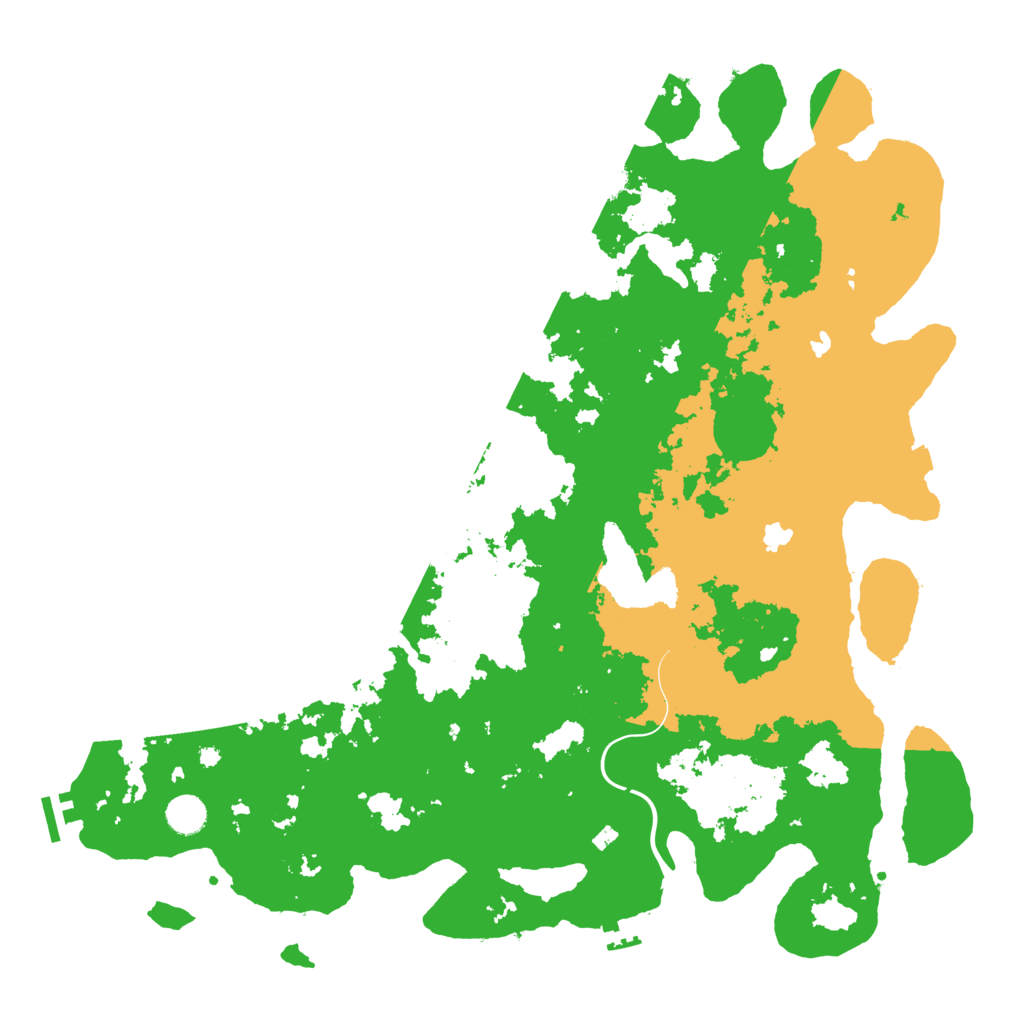 Biome Rust Map: Procedural Map, Size: 4500, Seed: 322465365
