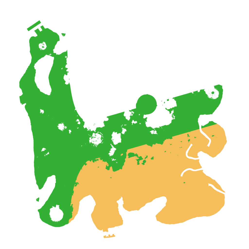 Biome Rust Map: Procedural Map, Size: 3300, Seed: 1842044049