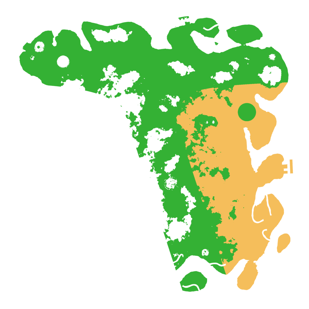 Biome Rust Map: Procedural Map, Size: 4500, Seed: 635291