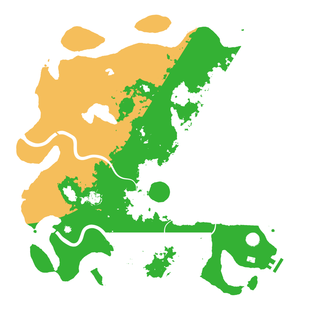 Biome Rust Map: Procedural Map, Size: 4000, Seed: 871022379