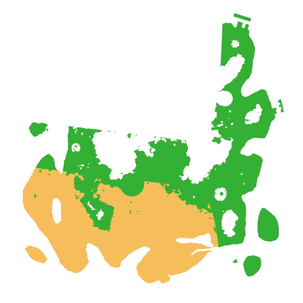 Biome Rust Map: Procedural Map, Size: 3500, Seed: 862