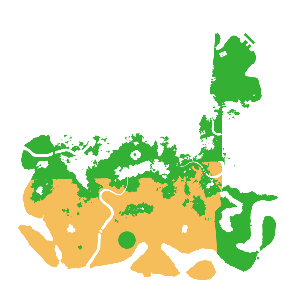 Biome Rust Map: Procedural Map, Size: 4500, Seed: 94685464