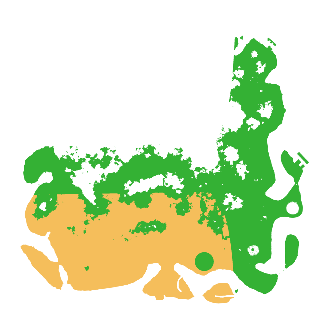 Biome Rust Map: Procedural Map, Size: 4500, Seed: 94685464