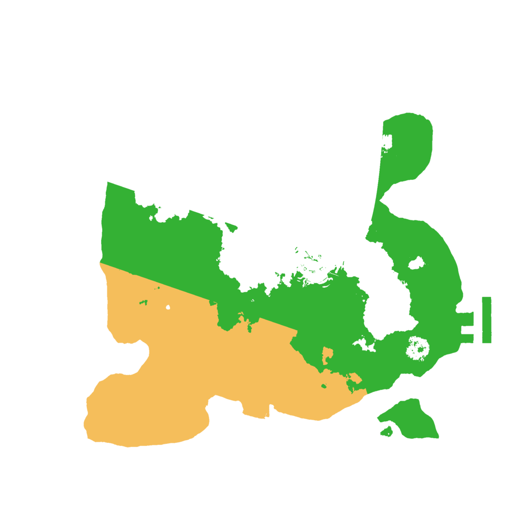 Biome Rust Map: Procedural Map, Size: 2300, Seed: 2654810