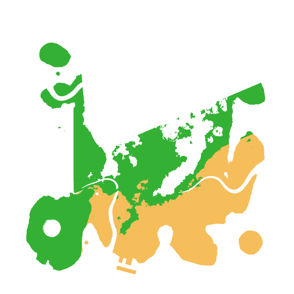 Biome Rust Map: Procedural Map, Size: 3000, Seed: 598803032