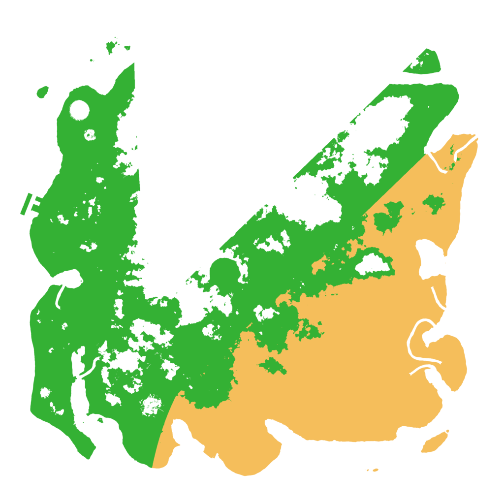 Biome Rust Map: Procedural Map, Size: 4500, Seed: 1075796674