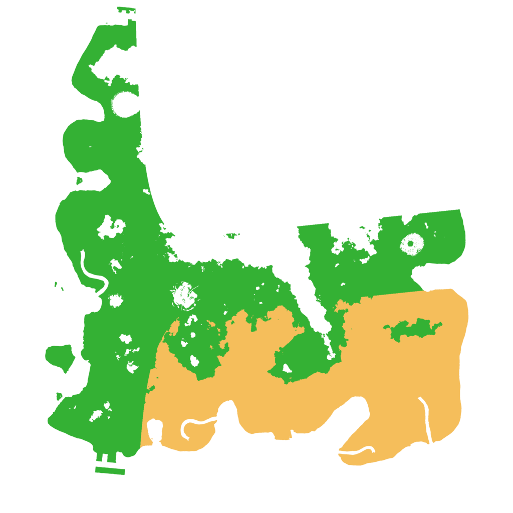 Biome Rust Map: Procedural Map, Size: 3500, Seed: 1728528121