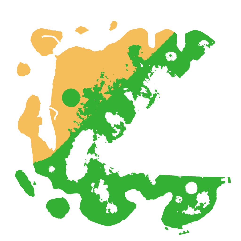 Biome Rust Map: Procedural Map, Size: 3500, Seed: 966150027