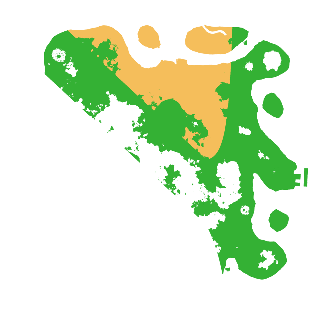 Biome Rust Map: Procedural Map, Size: 3500, Seed: 652674495