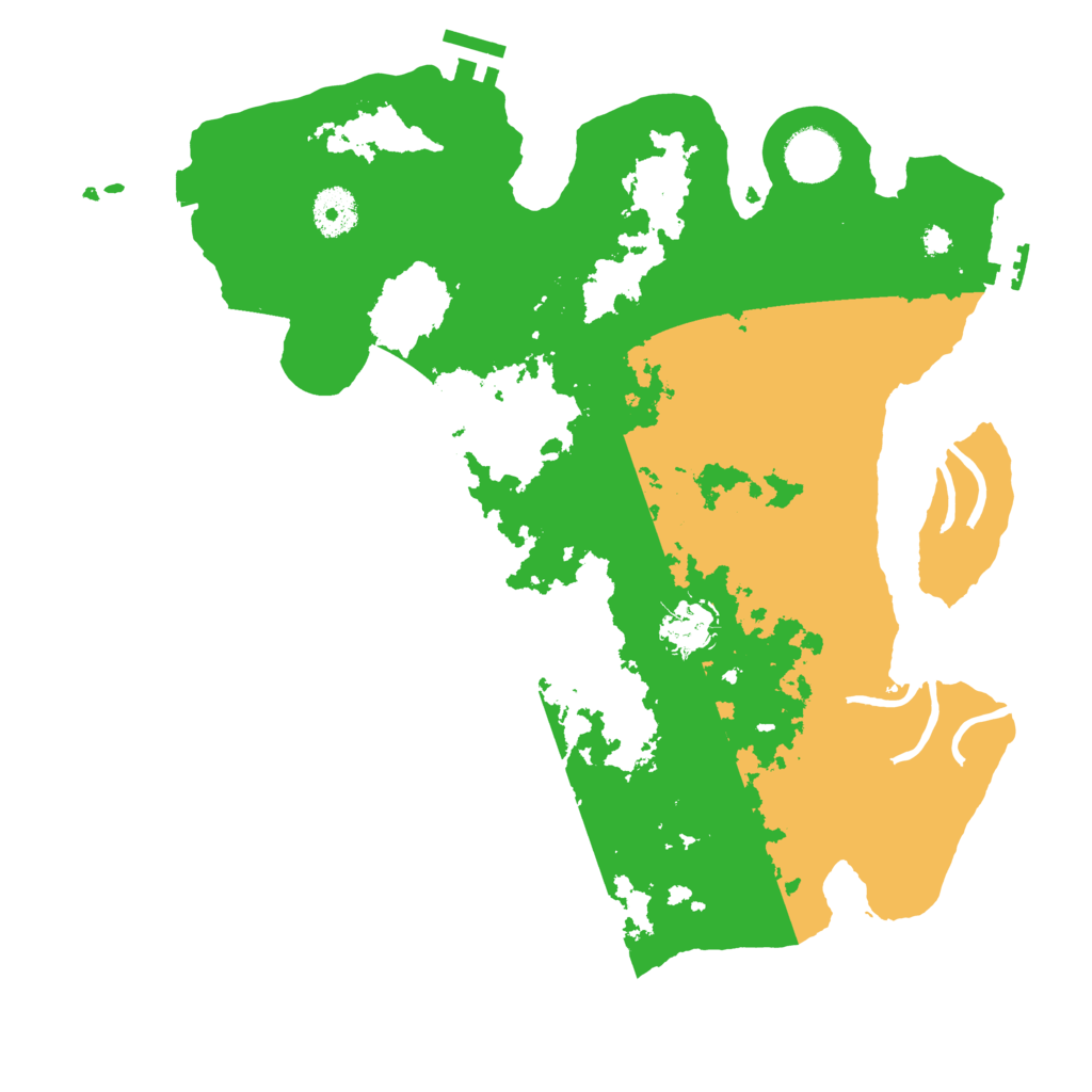 Biome Rust Map: Procedural Map, Size: 3500, Seed: 2115075321