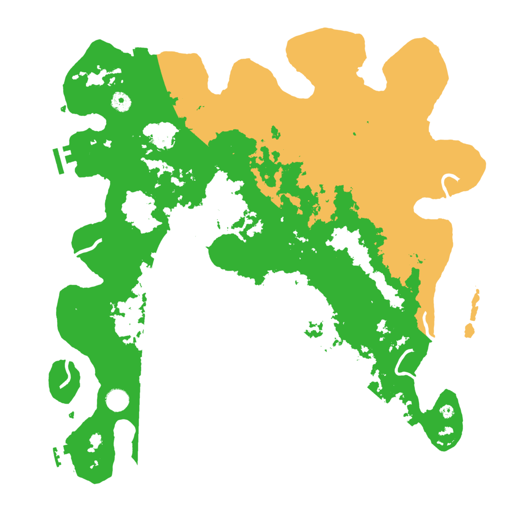 Biome Rust Map: Procedural Map, Size: 4000, Seed: 32141866