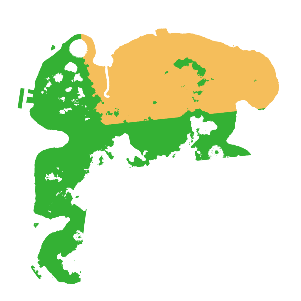 Biome Rust Map: Procedural Map, Size: 3000, Seed: 8303