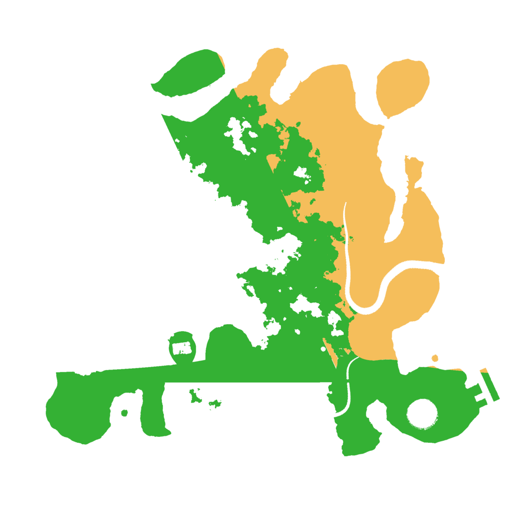 Biome Rust Map: Procedural Map, Size: 3000, Seed: 28249