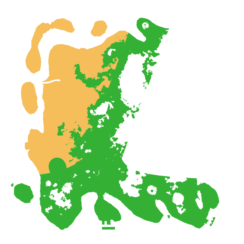 Biome Rust Map: Procedural Map, Size: 3800, Seed: 41796